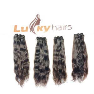 Cheveux humains vierges naturels alignés sur les cuticules de haute qualité 100% en gros indiens Styles de vague profonde ondulés de couleur noire non traités - Product Image 2