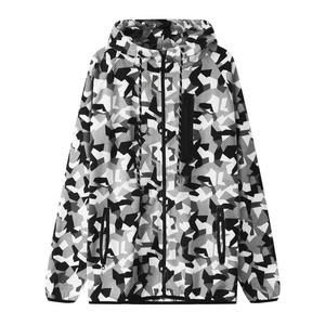 Pull à capuche décontracté pour hommes, de style hivernal, col rond de grande taille, imprimé pour le printemps et l'automne, en polyester/coton - Product Image 1