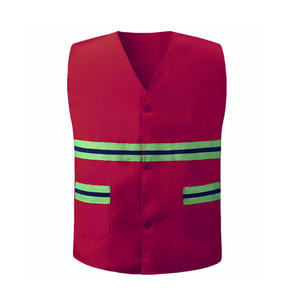 Venta al por mayor chaleco de seguridad reflectante de alta visibilidad de poliéster sólido Clase 2 Chaleco de trabajadores de alta visibilidad para el mercado de Canadá - Product Image 1