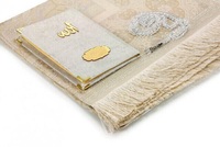 Coffret cadeau musulman, tapis de prière, tasbih, boîte cadeau islamique transparente pour le Ramadan, cadeaux et souvenirs de mariage pour musulmans, couverture de Coran