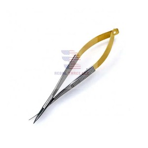 High Quality <b>Spring</b> Scissors Stainless <b>Steel</b> Eyelash Scissors Custom Logo <b>Spring</b> Shear - Product Image 3