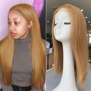 วิกผมลูกไม้ด้านหน้าแบบ2024 #4แบบผสม #5 100% ทำจากหนังเส้นผมมนุษย์เวียตนามมีความอ่อนเยาว์และสไตล์ไดนามิก - Product Image 4