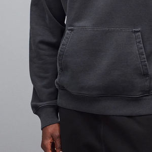 Sweat-shirt pour homme en matière confortable et respirante, couleur unie, pour usage extérieur, design à prix d'usine avec logo personnalisé - Product Image 3