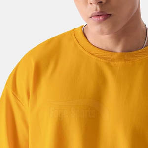 Vente en gros 100% coton Impression personnalisée T-shirts à épaules tombantes Vêtements pour hommes T-shirt à épaules tombantes - Product Image 5