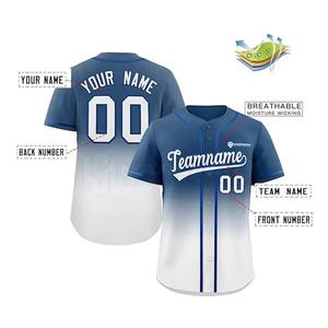 Camiseta de Béisbol Transpirable de Alta Calidad para Hombre, Mangas Cortas, Totalmente Personalizable, Ropa Deportiva Estampada, Diseño Liso, 100% Poliéster - Product Image 6