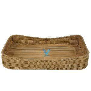 Offre Spéciale alimentaire plateaux à manger décor bambou rotin plateau cuisine affichage décor à la maison Accent - Product Image 4