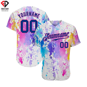 Camiseta de la Mejor Calidad Personalizada con Tu Nombre, Número y Logotipo, Cuello Alto, Transpirable, 100% Poliéster, Nuevo Estilo, Diseño Moderno con Rayas Completas - Product Image 3