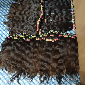 100% extensions de cheveux vierges indiens bruts en vrac non traités Double trame faisceaux couleur naturelle doux cheveux humains vendeur en gros - Product Image 1