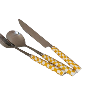 Handmade Stainless Steel <b>Flatware</b> <b>Set</b> With Elegant Multicolor Handle Perfect For Birthday Parties And Special Occasions - Product Image 5