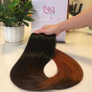 SDD blonde couleur 100% Extension de cheveux humains vietnamiens cuticule alignée femmes cheveux perruque génie trame - Product Image 2