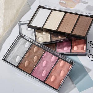 Polvo Contorneador, Rubor, Sombra de Ojos de Larga Duración, Rubor <span class=keywords><strong>Bronceador</strong></span> e Iluminadores, Paleta de Iluminador y Contorno Vegano - Product Image 2