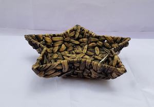 ชุดถาดผักตบชวาสีดำสีซักล้างเป็นรูปดาวสำหรับจัดเก็บและตกแต่งบ้าน - Product Image 3