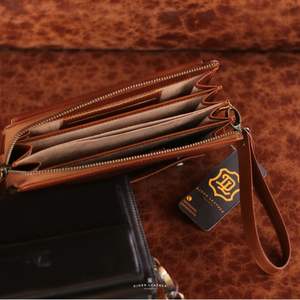 Cartera de mano de cuero de lujo, organizador de cuero de grano completo hecho a mano para hombres y mujeres, regalo Ideal de Djoen Leather de Indonesia - Product Image 5