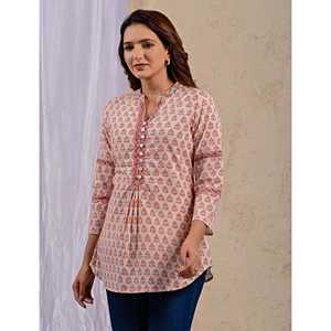 Blusa Elegante Blanca de Algodón Butti para Mujer con Estampado Floral, Logotipo Bordado, Botones Frontales y Decoración de Encaje - Disponible en Talla XL - Product Image 4