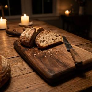 Planche à découper en bois fabriquée en Inde, artisanale, pour la cuisine quotidienne et le service, disponible au prix direct d'usine - Product Image 1