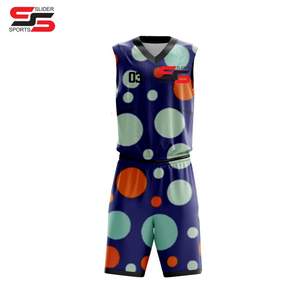 Sin mangas Venta caliente Baloncesto Jersey Uniforme Diseña tu propio logotipo Uniforme de baloncesto para unisex para personalizar - Product Image 6