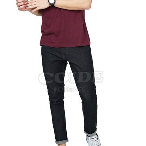 Pantalons en jean lavés de qualité supérieure confortables et respirants pour hommes Dernier design Service OEM Pantalons pour hommes - Product Image 4