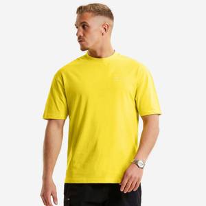 T-shirts pour hommes en coton 100% tricoté, col rond, couleur unie, 210G, manches courtes, coupe ample, tissu respirant et doux, streetwear décontracté - Product Image 1