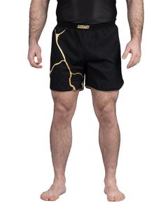 กางเกงศิลปะการต่อสู้แบบผสมพิมพ์ลายดิจิทัลแบบหดสำหรับผู้ใหญ่กางเกงขาสั้น MMA แบบสั่งทำตามสั่งสไตล์ใหม่ - Product Image 2