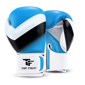 Gants de boxe en cuir de vachette haut de gamme pour le kick-boxing et le fitness, avec lacets, modèle Winning - Product Image 2