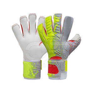 Guantes de portero con corte de dedo en rollo, Palma de látex suave y agarre de alto rendimiento Guantes de Portero profesional - Product Image 1