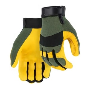 Gants de mécanicien en cuir de daim les mieux ajustés Gants de sécurité à dos tricoté pour les travaux lourds - Product Image 2