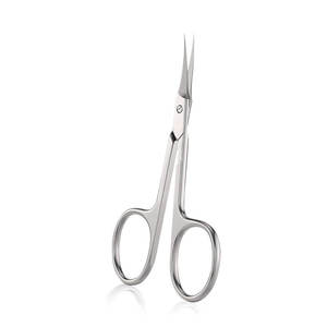 กรรไกรสปริงหนังกำพร้าสแตนเลสมืออาชีพใบมีดโค้งเครื่องมือสำหรับการตัดแต่งที่แม่นยำ - Product Image 1