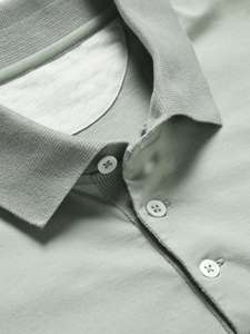 Tendencia Impresión personalizada Logotipo transpirable Hombres Camisetas de polo de trabajo de gama alta Poliéster Algodón Spandex Camisas de golf Polos - Product Image 5