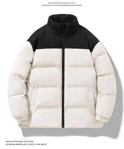 Blouson matelassé unisexe coupe slim coupe-vent OEM, personnalisable avec logo sur le devant, vente en gros, été 2026 - Product Image 3