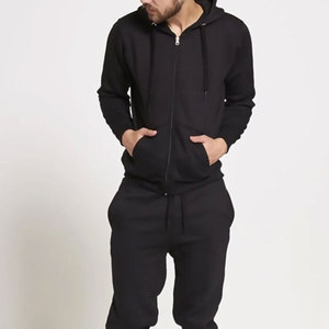 ชุดวอร์มคลาสสิกสำหรับผู้ชาย พร้อมแจ็คเก็ตมีฮู้ดแบบซิปและกางเกงจ็อกเกอร์ ผ้าฝ้าย 100% เนื้อหนา ใส่สบาย เหมาะสำหรับใส่ลำลองในชีวิตประจำวัน - Product Image 6