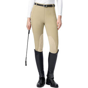 Pantalones personalizados de fábrica, pantalones antideslizantes para montar a caballo, mallas ecuestres deportivas para mujer, producto Ecuestre para exteriores - Product Image 6