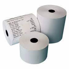 Rollos de Papel Térmico 57x40mm Blancos de Una Sola Capa para Impresoras de Recibos Modelo 5832 - Product Image 2