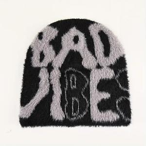 Bonnet en mohair 100% laine unisexe respirant imperméable sur mesure Conception d'hiver Extérieur à vendre - Product Image 3