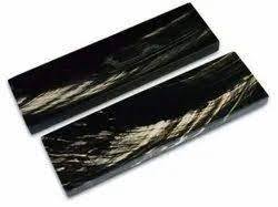 Placas de cuerno de búfalo rayadas blancas naturales de alta calidad, técnica cruda, decoración óptica, producto de artes de Metal - Product Image 4