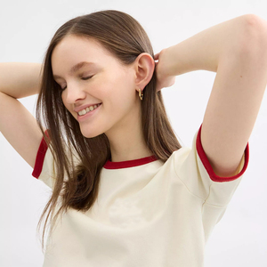 <b>Women's</b> Custom Logo Men's Ringer T Shirt Wholesale High Quality Tee Shirts Slim Fit Shorts Sleeve Crew Neck Sport Unisex Shirt - Product Image 4