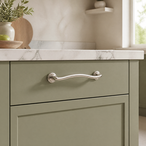 Poignée de tiroir de cuisine contemporaine en chrome poli, barre de maintien murale en acier inoxydable, quincaillerie de meuble moderne, design S - Product Image 3