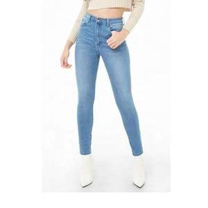 Jean évasé taille haute pour femme, coupe slim, effet push-up, style streetwear hip-hop, délavé, personnalisable, marque OEM - Product Image 5