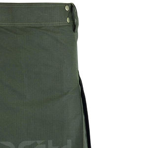 Kilts de lana escoceses de moda para hombre recién llegados Kilt de algodón verde oliva con bolsillos utilitarios tácticos todos los tamaños colores disponibles - Product Image 5