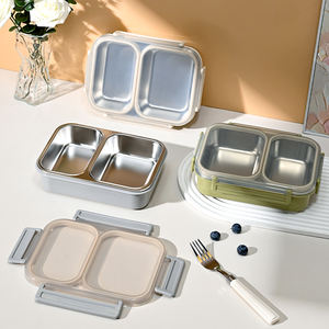 Boîte à lunch Bento en acier inoxydable personnalisée à usage quotidien Thermos pour enfants pour aliments chauds avec moule en plastique imprimé du logo pour la conservation - Product Image 5