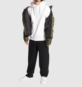 Sweat-shirts à capuche épais et chauds de haute qualité pour hommes, personnalisés, lourds, 100% coton, surdimensionnés, à deux tons, veste à capuche pour hommes - Product Image 3