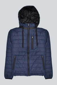 Custom 2024 Winter Men Hooded Canvas Stand Collar Cotton <b>Padded</b> Puffer <b>Jacket</b> Wholesale Plus Size Windproof Fashion - Product Image 2