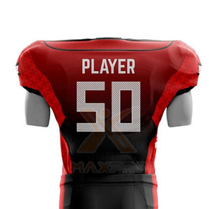 High Grade Solid Color American Football Uniform 100% Polyester Team American Football Uniform - Product Image 5