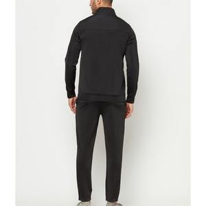 Dernier modèle de sweat-shirt simple en coton de couleur unie pour hommes Survêtement de jogging uni à coupe ajustée pour l'hiver pour hommes - Product Image 3