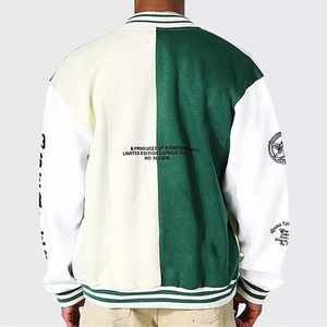 Chaquetas Bomber Letterman de Béisbol de la Más Alta Calidad, Chaqueta Deportiva Universitaria con Cuello Alto Bordada Personalizada para Hombre - Product Image 2