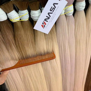 2025 Venta caliente Extensiones de cabello vietnamita a granel Color marrón 60cm Recto natural 100% Extremos súper dobles de alta calidad - Product Image 1