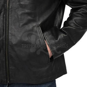 Veste en cuir pour homme, design personnalisé, couleur personnalisée, streetwear, écologique, hiver, logo sur le devant - Product Image 6