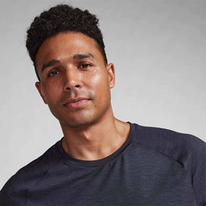 Camisetas para hombre, camisetas deportivas ajustadas personalizadas de manga corta, camiseta de entrenamiento, ropa de Fitness elástica, secado rápido, transpirable, deporte de gimnasio - Product Image 6