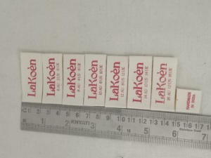 De 100% algodón tejido etiquetas puede ser personalizado con su nombre de marca y logotipo ideal para ropa de diseñadores - Product Image 4