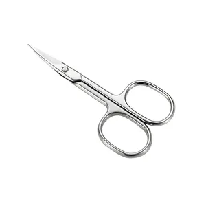 Beauty Nail Scissors 3.5" Sharp Blades Pointed Tip Curved Blade Manicure Scissors Mirror Finish Toe Nail Scissor