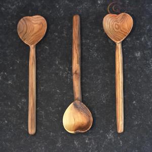 Juego de Cubiertos de Madera Reutilizables y Sostenibles, Resistentes al Calor, Acabado Natural, Aptos para Lavavajillas, para Cocinar y Servir - Product Image 3